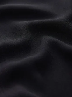 Noir - Chemisier manches longues à col V