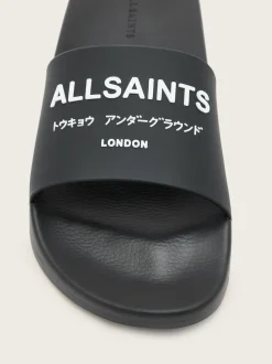 Noir - Claquettes souterraines AllSaints