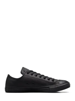 Noir - Converse Leather Chuck Ox Trainers