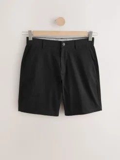 Noir - Coupe ample - Short chino stretch