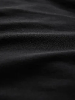 Noir - Coupe ample - T-shirt épais 3 Pack