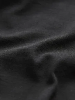 Noir - Coupe ample - T-shirt Essential Col rond en coton