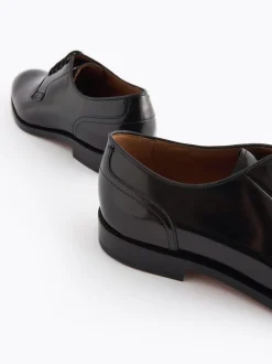 Noir - Coupe classique - Signature Leather Sole Derby Chaussures