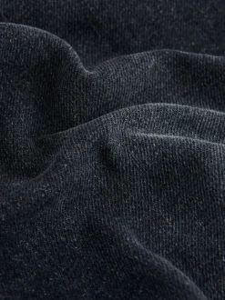 Noir - Coupe fuselée régulière - délavé vintage Denim Jeans