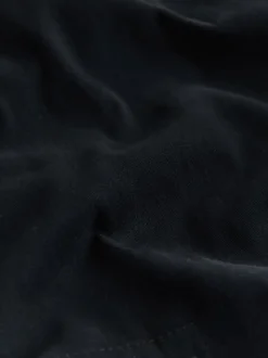 Noir - Coupe fuselée régulière - Pantalon cargo stretch en coton