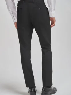 Noir - Coupe slim fuselée - Pantalon intelligent stretch