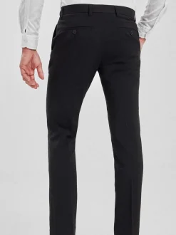 Noir - Coupe sur mesure - Pantalon intelligent stretch