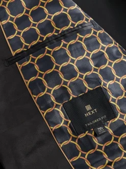 Noir - Coupe sur mesure - Veste de smoking