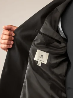 Noir - Coupe sur mesure - Veste Motionflex en Blend mélangée coupe habillée