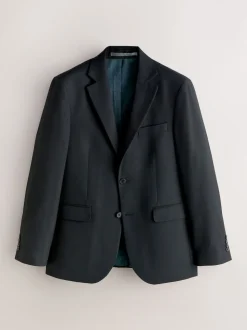 Noir - Coupe sur mesure - Veste de costume texturée