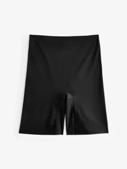 Noir - Culotte de coton mélangé de qualité supérieure avec contrôle de l'abdomen