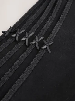 Noir - Culotte en coton riche 5 Pack