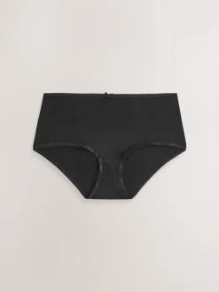 Noir - Culotte en coton riche 5 Pack