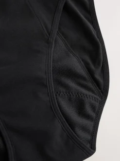 Noir - Culotte pour règles abondantes 2 Pack