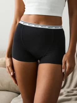Noir - Culotte pour règles abondantes 2 Pack