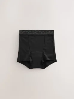 Noir - Culotte périodique à débit moyen 2 Pack