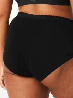 Noir - Culotte Sloggi Tummy Control 2 Pack Knickers