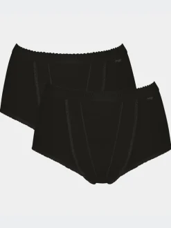 Noir - Culotte Sloggi Tummy Control 2 Pack Knickers