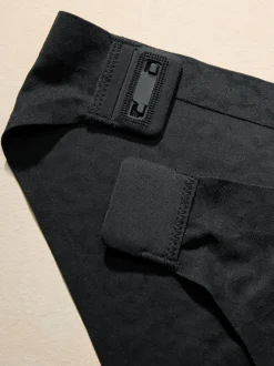 Noir - Culottes adaptables à imprimé animal en jacquard