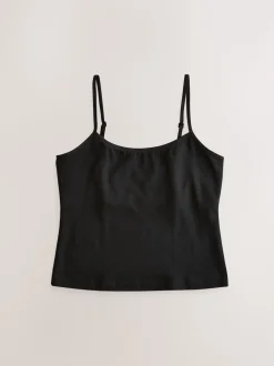 Noir - Débardeur cami en veste (9-16ans) (9-16ans)
