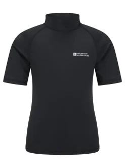 Noir - Débardeur Mountain Warehouse à manches courtes en rythème témédaire