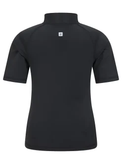 Noir - Débardeur Mountain Warehouse à manches courtes en rythème témédaire