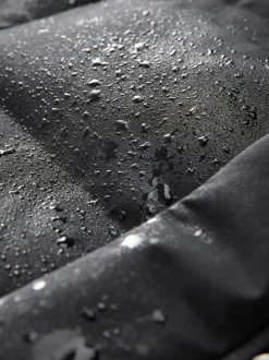 Noir - Doudoune imperméable à Gamme longue doublée de polaire (3-17ans)