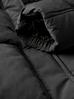 Noir - Doudoune mi-longue Résistant à la douche