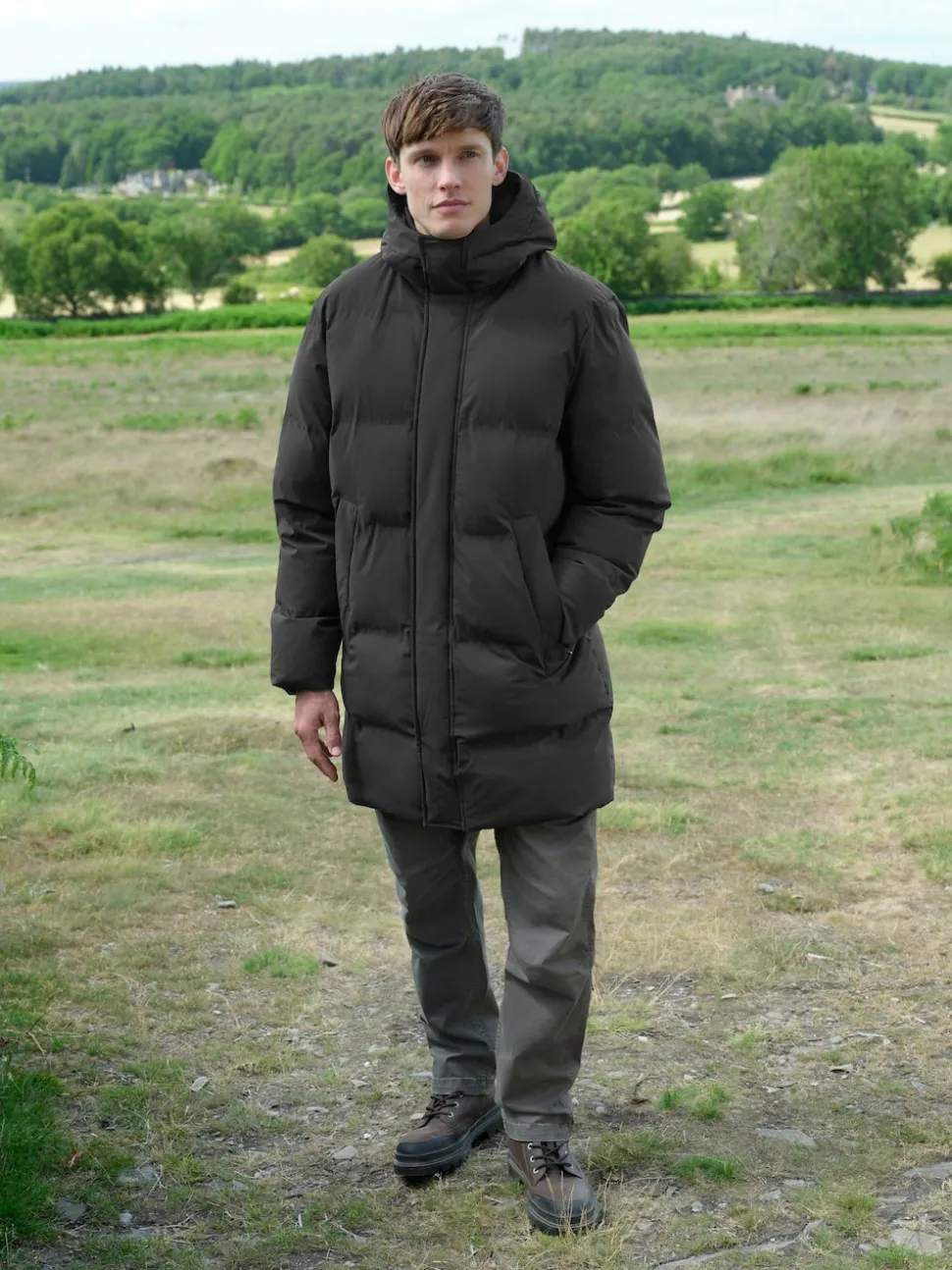 Noir - Doudoune ThermoGen Résistant à la douche