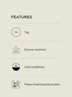 Noir - Doudoune ThermoGen Résistant à la douche