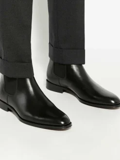 Noir - Dune London bottes Manson Premium Chelsea