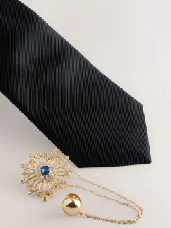 Noir - Ensemble Cravates et pochettes