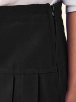 Noir - Ensemble cycle court et jupe plissée (3-17ans)