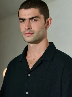 Noir - Ensemble pyjama à manches courtes