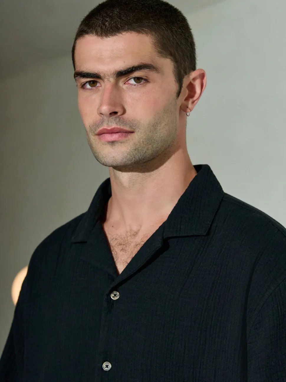 Noir - Ensemble pyjama à manches courtes