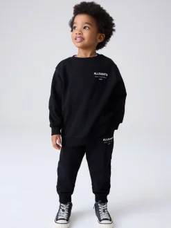 Noir - Ensemble smALLSAINTS Underground Sweat-shirt et Survêtement oversize pour jeunes Garçons