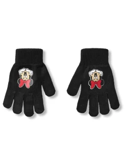 Noir - Ensemble Vanilla Underground Kid Disney personnage Chapeaux et gants d’hiver