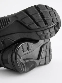 Noir - Entraîneurs en dentelle élastique