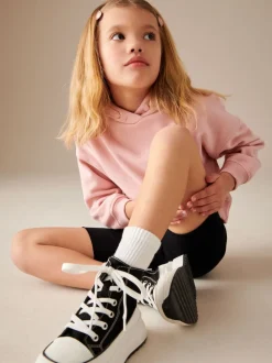 Noir - Extra Chunky Lace-Up With Zip Trainers