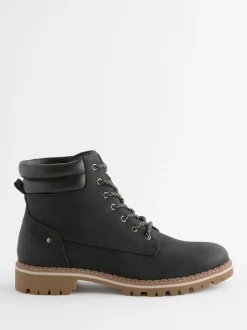 Noir - Forever Comfort® Casual Lace-Up Ankle Boots
