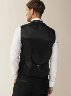 Noir - Gilet à coupe régulière