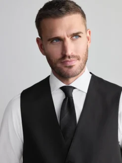 Noir - Gilet de laine Signature Nova Fides