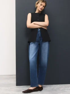 Noir - Gilet habillé avec laine