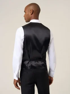 Noir - Gilet Skopes Party Motif paisley