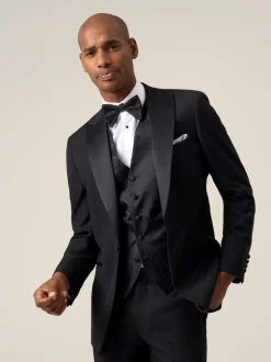 Noir - Gilet Skopes Party Motif paisley