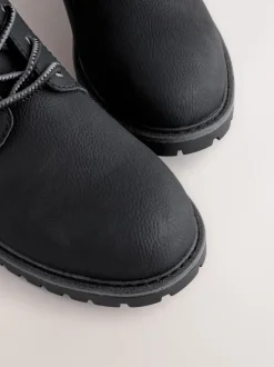 Noir - Grandes bottes zippées