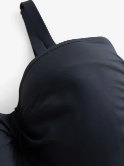 Noir - Haut de bikini bandeau DK Twist à armatures