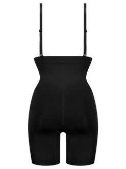 Noir - Hunkemoller Lingerie amincissante sans couture pour les cuisses sculptante 100% coton Body