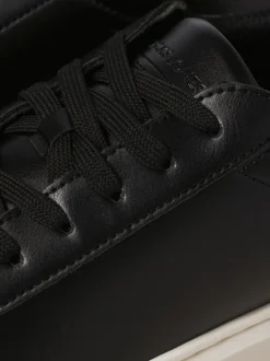 Noir - JACK & JONES baskets en PU à semelle épaisse