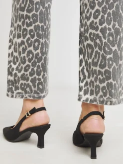 Noir - JD Williams Chaussures à talons à bride arrière à bout pointu